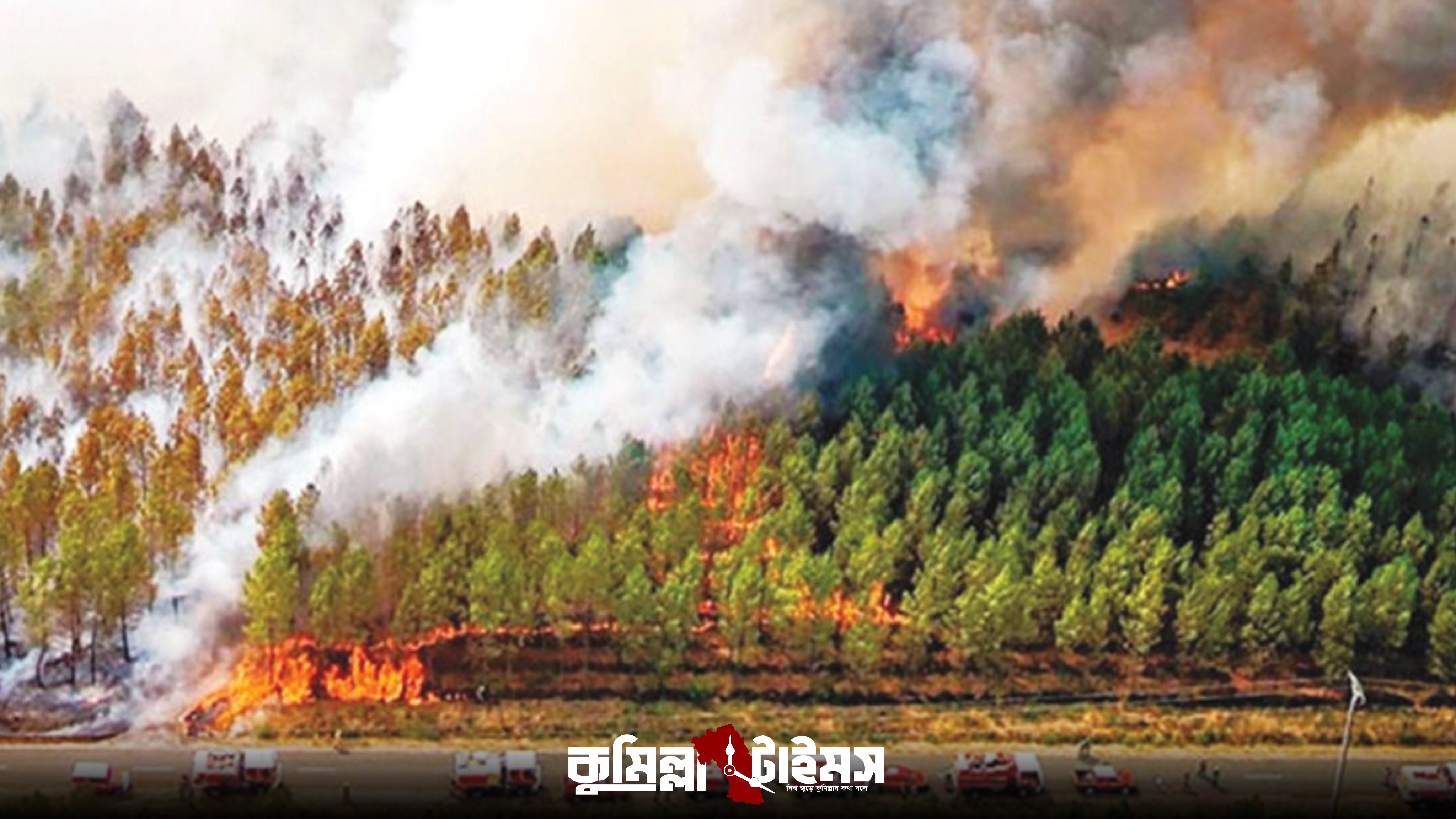 এবার দাবানলে পুড়ছে ফ্রান্স-স্পেন-পর্তুগালের বিভিন্ন অঞ্চল